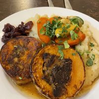 Kürbis potato (special dish of the day)  at Tisch in Vienna