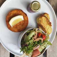 Gebackener Camembert at Tisch in Vienna