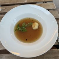 Konsommee mit Tomatenknödel  at Tisch in Vienna