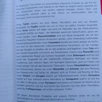 Wo das so herkommt...und woraus es besteht at Tisch in Vienna