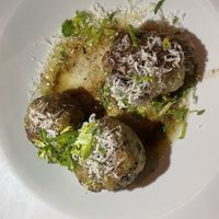 Bärlauchknödel  at Tisch in Vienna