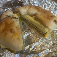 Veganlicious breakfast sandwich   at Chicago Bagel Authority in Chicago