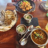 Not to authentic Indian and Thai. Chana mañana. at YUM YUM - BY George in Playa Del Carmen