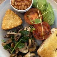 Vegan brunch at Breathe Easy cafe  at Breathe Easy Cafe in Rothwell