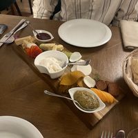 charcuterie board  at ORA in Florence