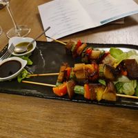 Seitan Roasts W sauces at ORA in Florence