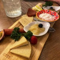 starters: Charcuterie board at ORA in Florence