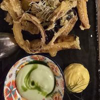 Tempura con formaggio veg at ORA in Florence