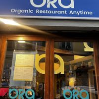 Loved the food so much forgot to take a photo, so here’s the door.  at ORA in Florence