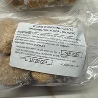 Bought frozen (eggplant and walnuts) at Croquetea in Valencia