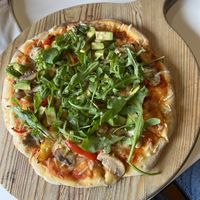 Vegan pizza with vegan mozzarella   at Billy Byrnes Gastro Bar & Venue in Kilkenny