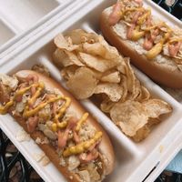 colombian hotdogs at Earthy Picks in Orlando