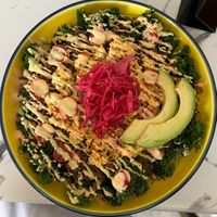 Earthy Salad Bowl with tofu pericos  at Earthy Picks in Orlando
