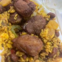 Beefless steak up close  at Earthy Picks in Orlando