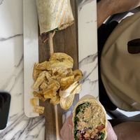 Tuna wrap   at Earthy Picks in Orlando