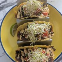 Vegan Black Bean Tacos at Earthy Picks in Orlando