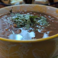 Side of lentil soup at Earthy Picks in Orlando