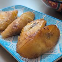 Side of fried plantains at Earthy Picks in Orlando