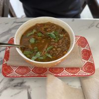Lentil soup option  at Earthy Picks in Orlando