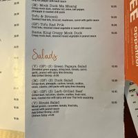 Vegan on takeout menu. Also has vegan soup and curries can be vegan    at Bangkok Station in Nyack
