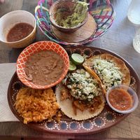 Quesabirria taco plate   at Del Cielo Tamales in Tucson