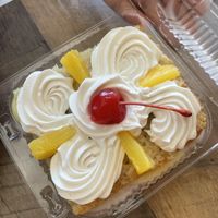 Vegan 3 leches cake  at Del Cielo Tamales in Tucson