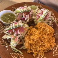 Vegan gorditas  at Del Cielo Tamales in Tucson