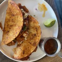 Quesabirria tacos  at Del Cielo Tamales in Tucson