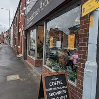 Outside Broadstone Arcade at Grounded in the North in Manchester