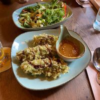 Marinierter Tofu (vorne) Seetangsalat (hinten)   at House of Vegan 182 in Berlin