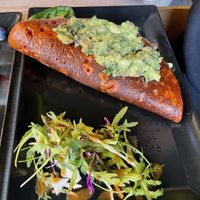 Chickpea omelette   at Food Garden in Zagreb