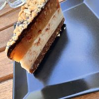 Raw snickers cake  at Food Garden in Zagreb