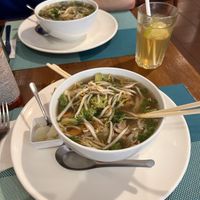 vegan pho  at Hai Nam Pho Bistro in Budapest