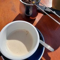 Real chai latte! Amazingly good! at Värav Coffee and Toast in Tallinn