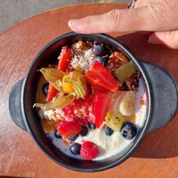 Breakfast bowl 6.90eur at Värav Coffee and Toast in Tallinn