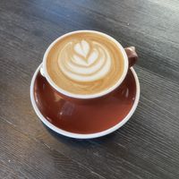 Oat latte  at Värav Coffee and Toast in Tallinn