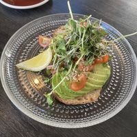 Avocado toast  at Värav Coffee and Toast in Tallinn