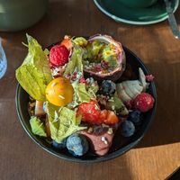 Acai bowl at Värav Coffee and Toast in Tallinn