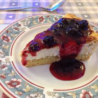 cheesecake  at Fox Hall in Kendal