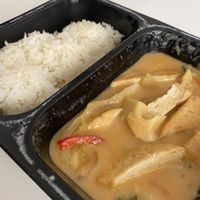 Tofu curry  at Huy Vege in Bratislava