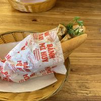 Tofu banh mi  at Huy Vege in Bratislava