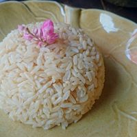 even the rice is pretty :) at Anotai in Bangkok