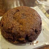 Double chocolate vegan cookie heaven at Anotai in Bangkok