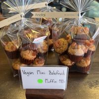 Vegan mini cakes  at Anotai in Bangkok