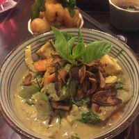 Green curry  at Anotai in Bangkok