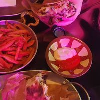 Falafel wrap and fries at Soul Köfte House in Zurich