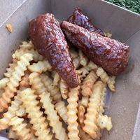 Chicken wings, BBQ  at Kraves Vegan Foods in New York City