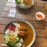 Curry with Korokke   at Takenori in Berlin