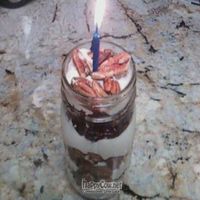 red velvet cupcake in a jar at Yummy Cupcakes - Burbank in Burbank