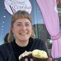 Peanut butter chocolate & lemon cupcakes!  at Yummy Cupcakes - Burbank in Burbank